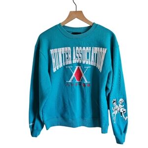 Bioworld Atsuko Hunter X Hunter Blue Hunter Association Pullover Sweatshirt